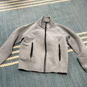 Lululemon grey zip up sweatshirt